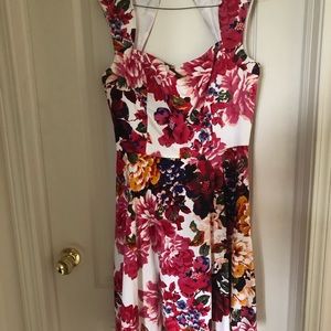 Floral summertime dress.